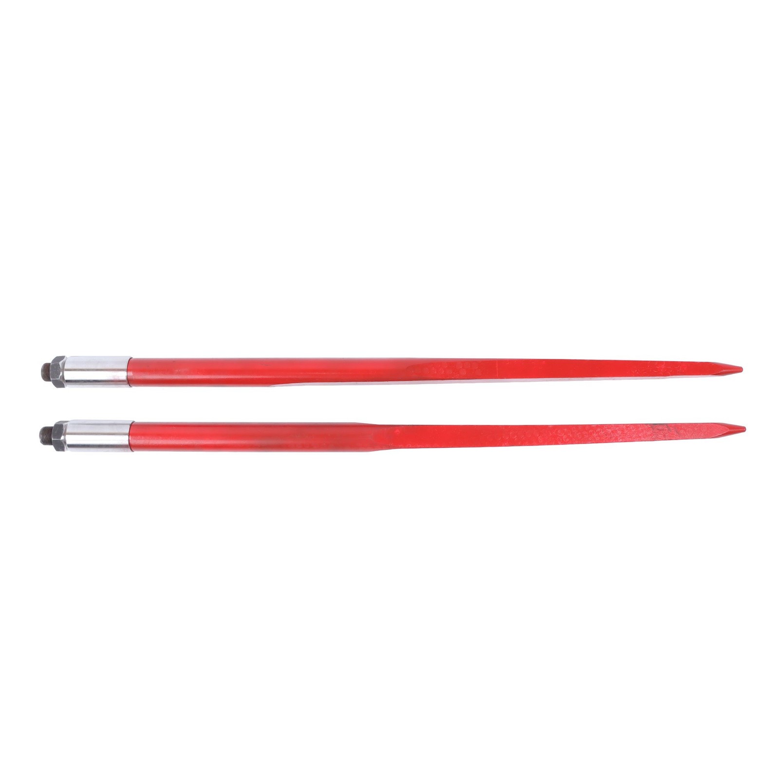Hay Bale Spear 43 inch 2 Pack Spike Fork for Tractors Loaders
