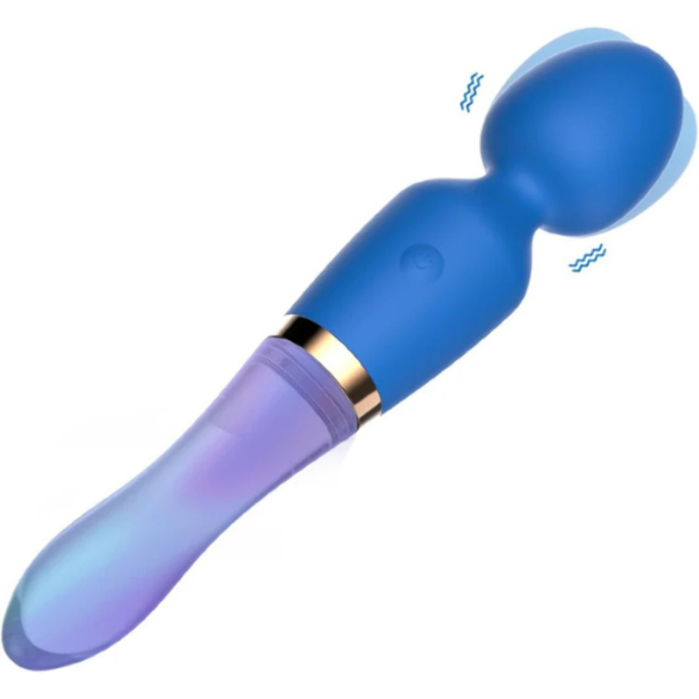 Colorful Glass Vibrator Wand