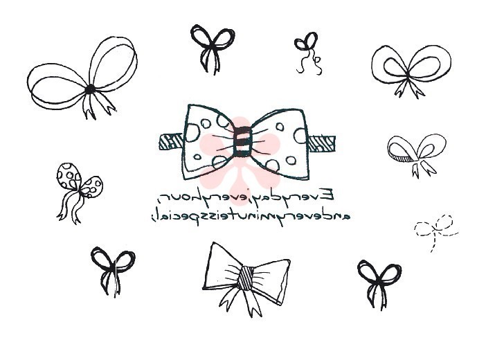 2 Sheets Romantic Temporary Tattoos, Temporary Tattoo Cute Bows Tattoo
