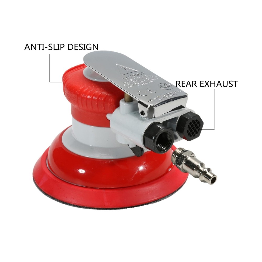 Air Random Orbital Sander, 5inch Dual-Action Sander with PSA and Hook & Loop ...