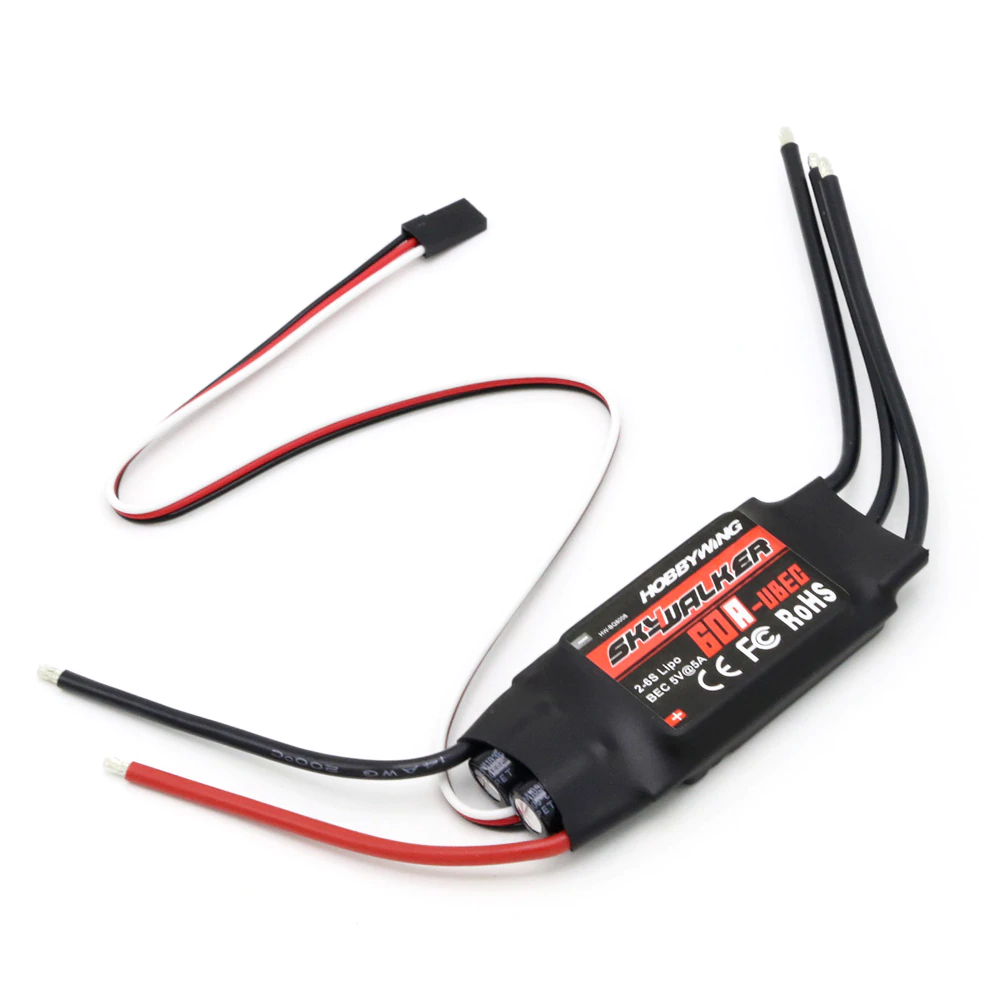 Hobbywing Skywalker 12A 20A 30A 40A 50A 60A 80A 100amp ESC 2-6s w/BEC