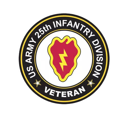 25th Infantry Division Veteran Sticker Decal