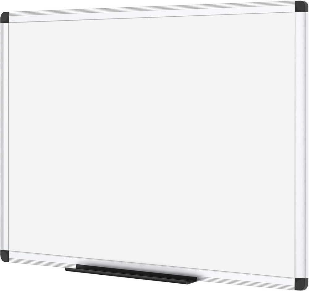 Aluminum Framed Whiteboard 36x24 - Smooth & Durable Surface