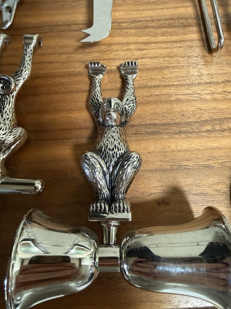 Godinger Silver Monkey Bar Tool 6 Peice Set Great Condition