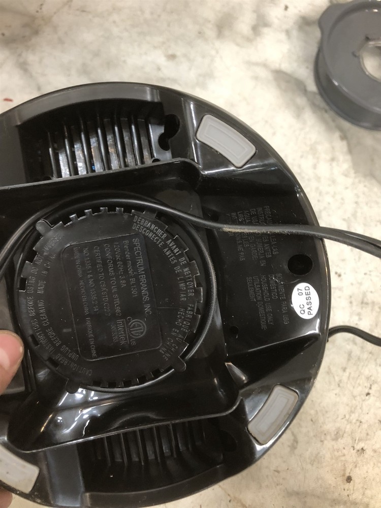 Black & Decker quiet blender