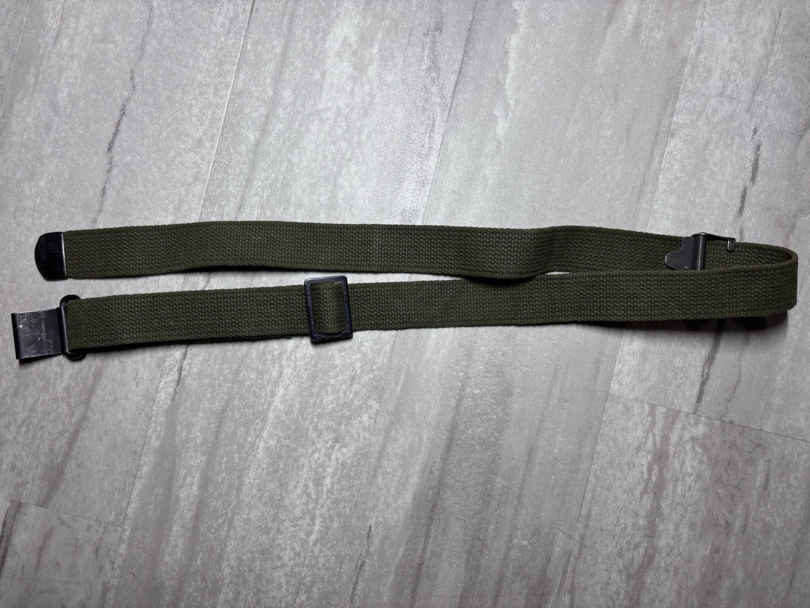 US Military Issue Korea Vietnam M1 Garand Rifle Sling Canvas Web Vintage