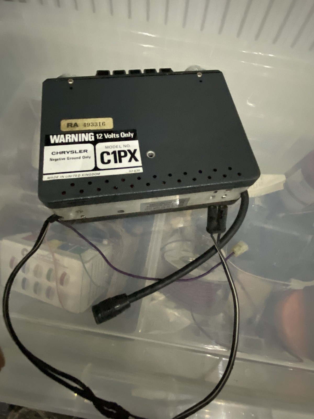 Chrysler C1PX (Radiomobile)Car Radio Classic Vintage fully working