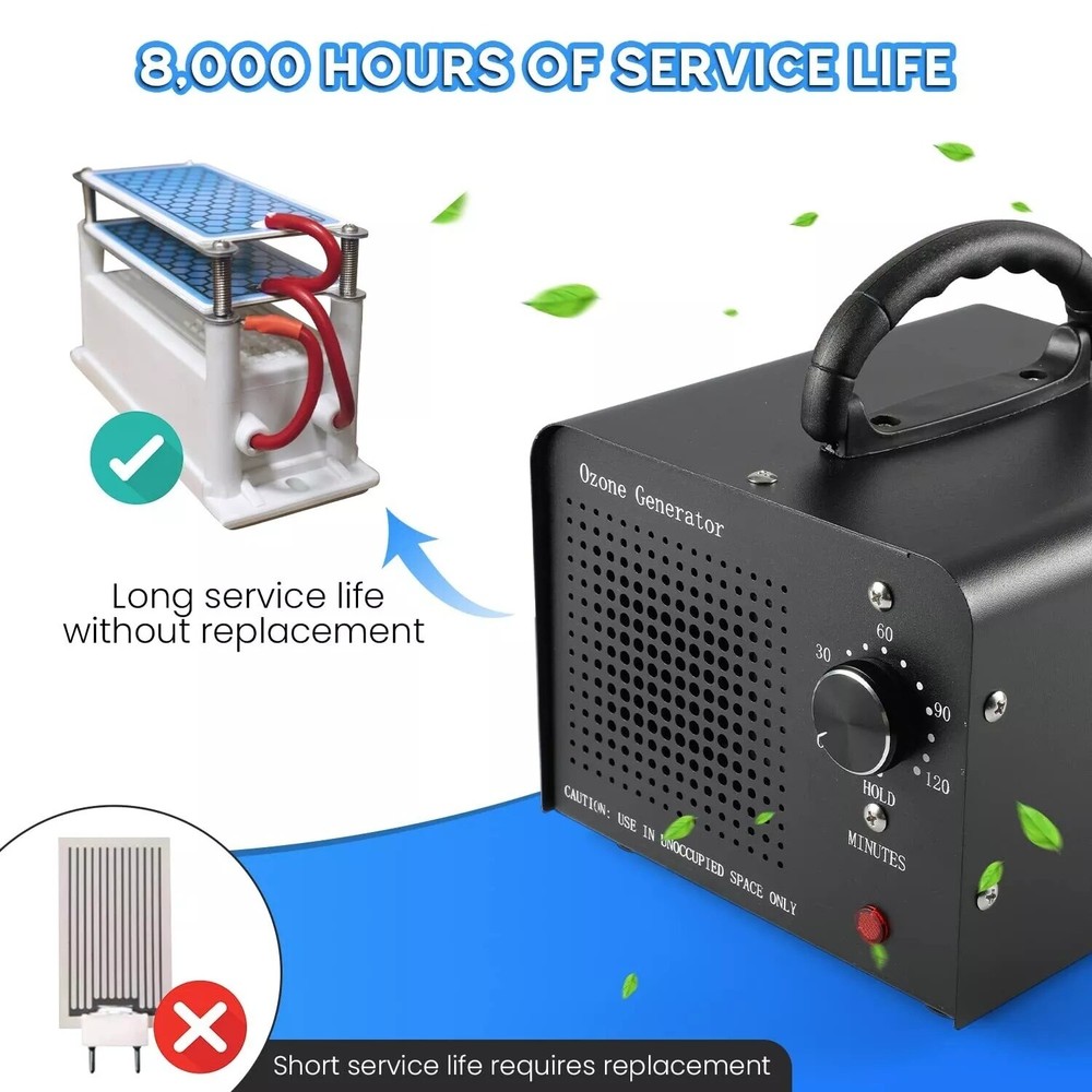 Commercial Ozone Generator Machine Industrial Pro Air Purifier Ionizer Ozonator