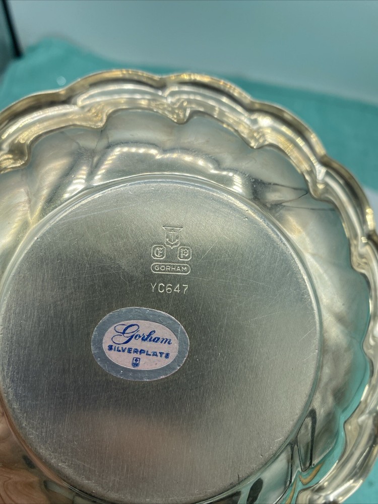 Gorham Silverplate Candy/Nut Dish YC647~~5 3/4" Diameter