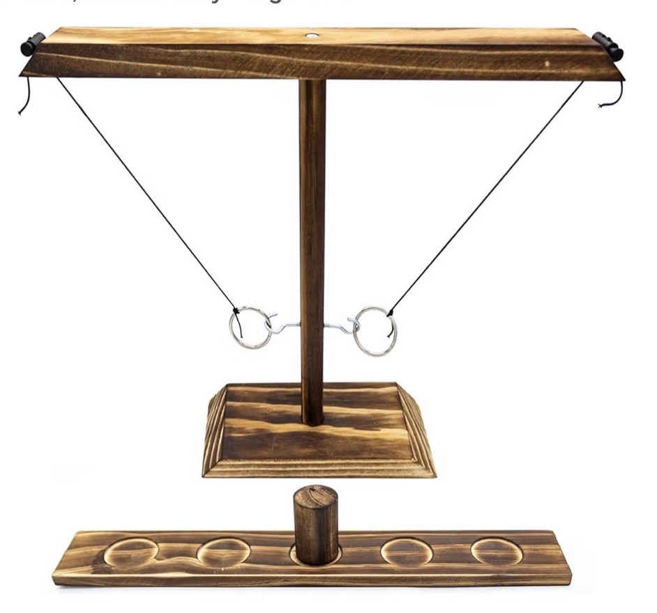 NEW~ Swinging String Hook & Ring Tabletop Game, Outdoor & Indoor Game