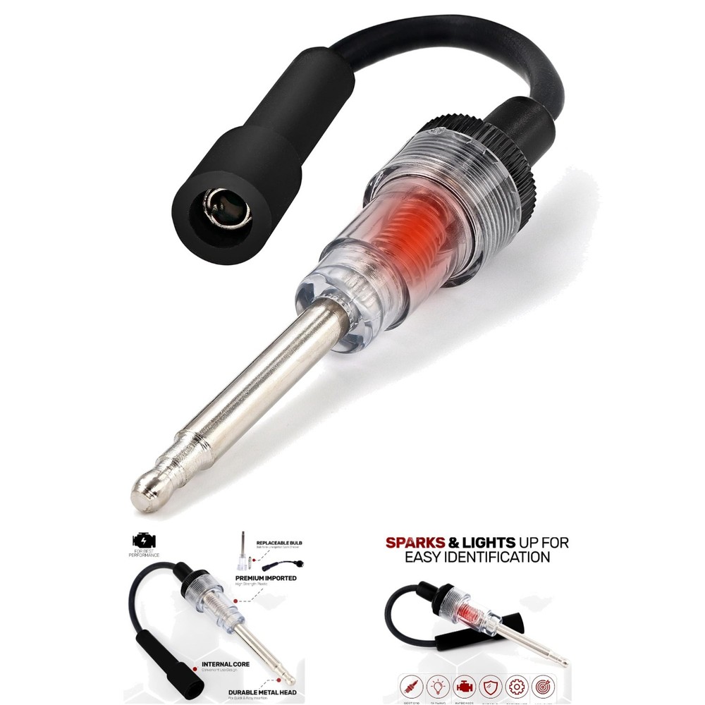 Lightweight Ram-Pro Inline Engine Spark Tester for Automotive Diagnostic Needs
