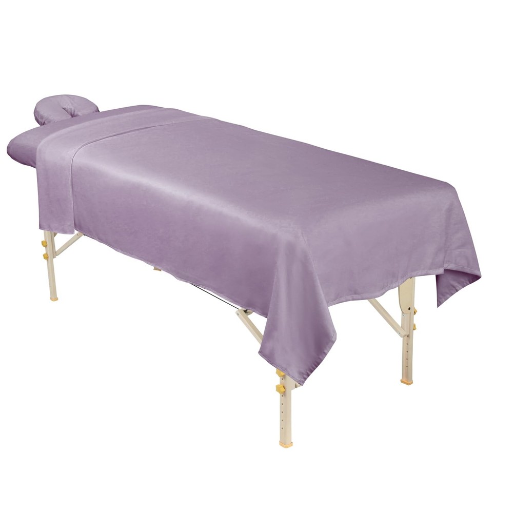 ForPro Professional Collection Premium Microfiber 3-Piece Massage Sheet Set, ...