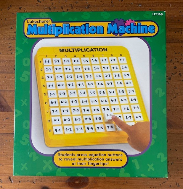 Brand New Lakeshore Multiplication Math Machine LC1168 Learning Toy