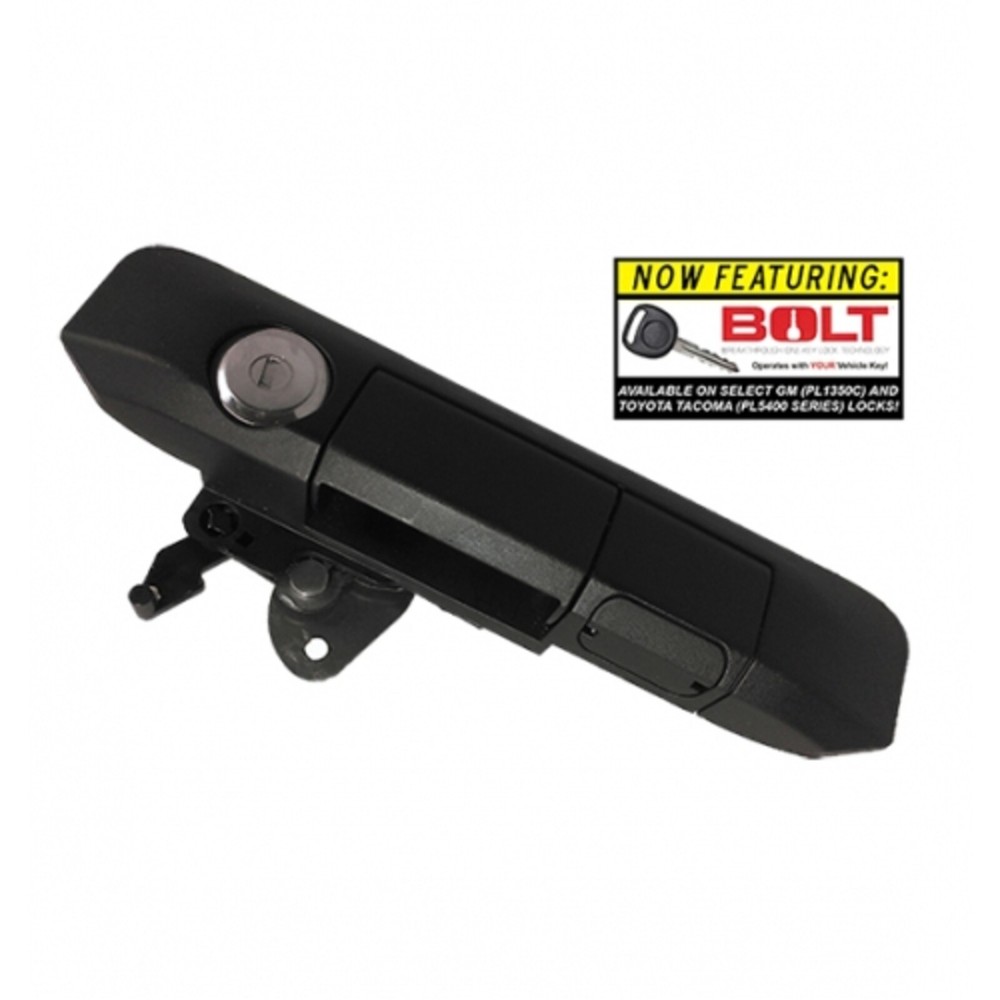 Pop & Lock PL5400 Black Manual Tailgate Codable Lock for 05-15 Toyota Tacoma
