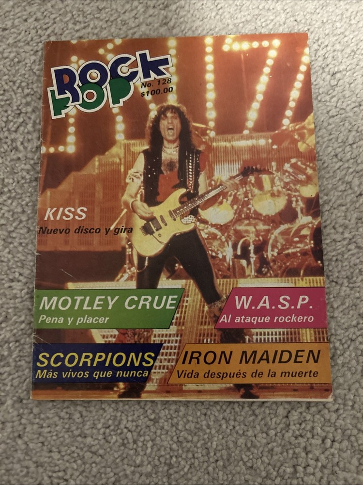 KISS 1983 - 1994 MEXICO ROCK POP MAGAZINE LOT OF 6 PAUL STANLEY GENE SIMMONS