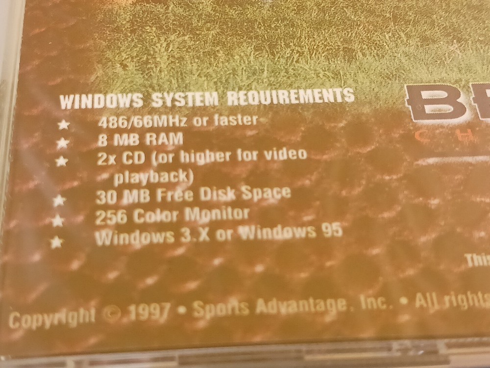 1998 Denver Broncos Cheerleaders Interactive CD-ROM Screen Saver