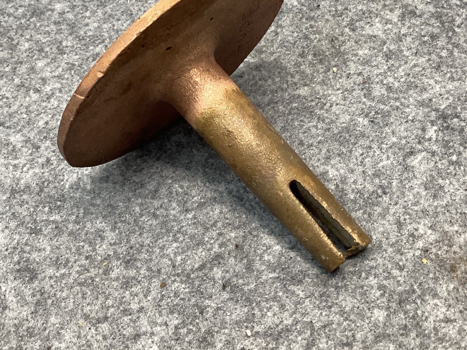 Vintage Brass U.S. Army Corp of Engineers Survey Mark Non Commissioned