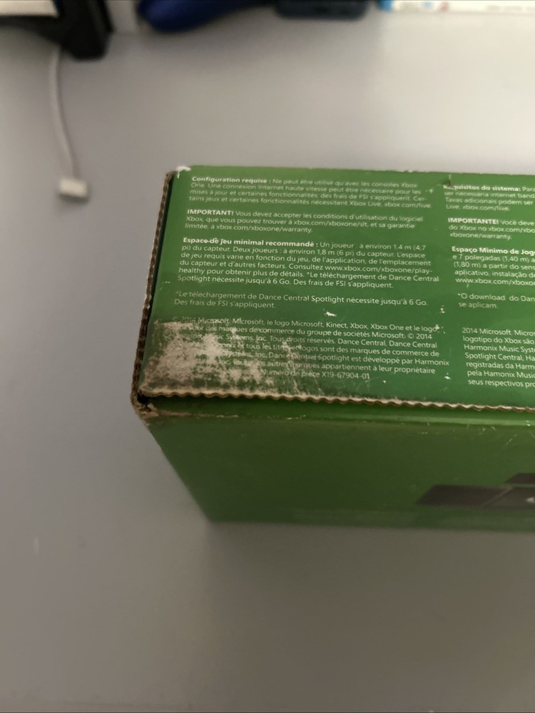 Microsoft Xbox One Kinect Sensor Black New Open Box