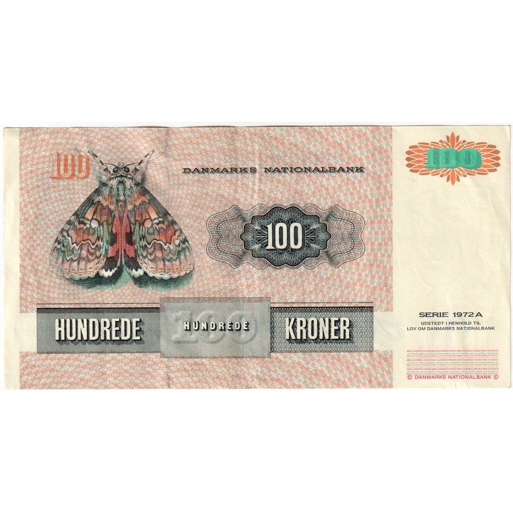 [#377448] Denmark, 100 Kroner, 1998, AU