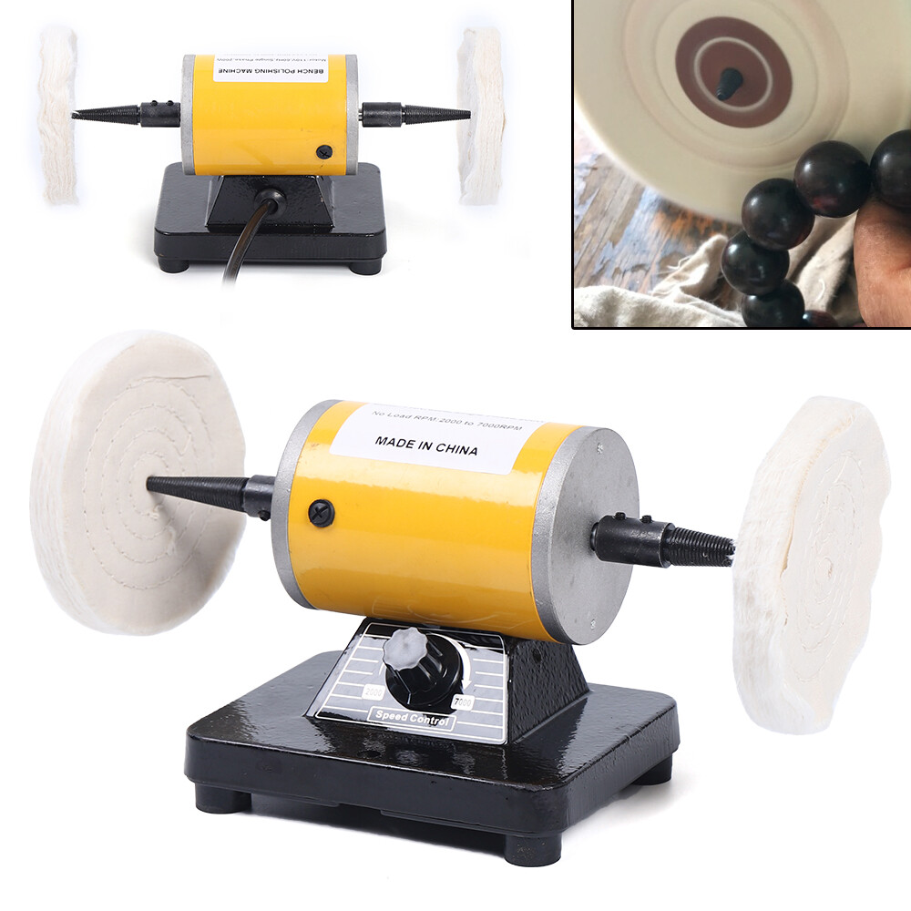 5-Inch Bench Table Top Buffing Machine Polisher Buffer Smoothing Polishing Tool