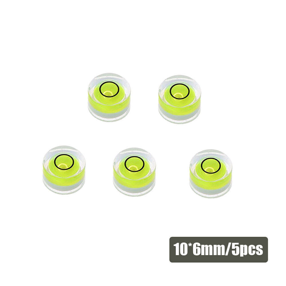 5pcs Precision Circular Mini Spirit Level Set Meter Bubble Horizontal Ruler Tool