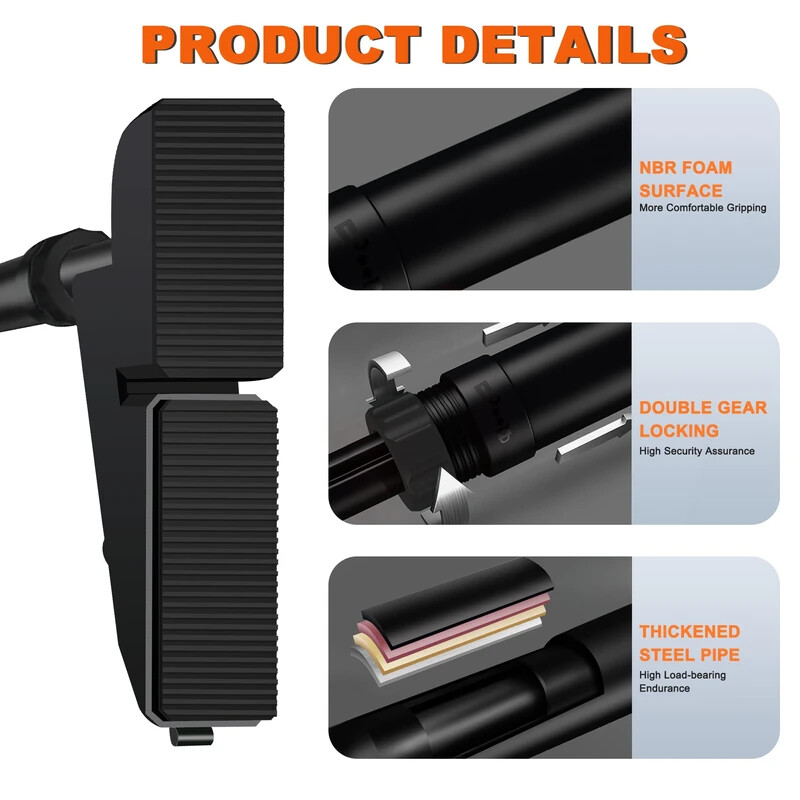 FICTOR Door Pull up Bar for Doorway, Strength Training, Adjustable 30"-37" Width