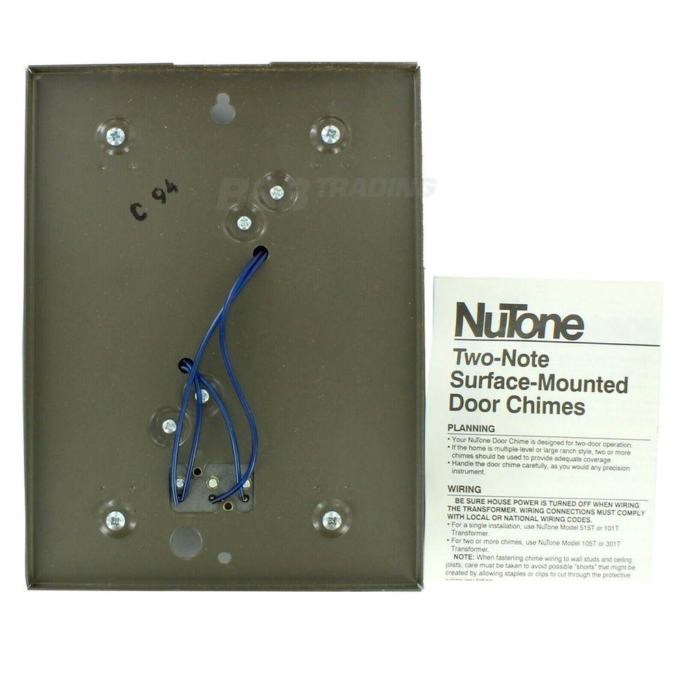 Nutone LA-39WH 2-Note Chord-tone Door Chime
