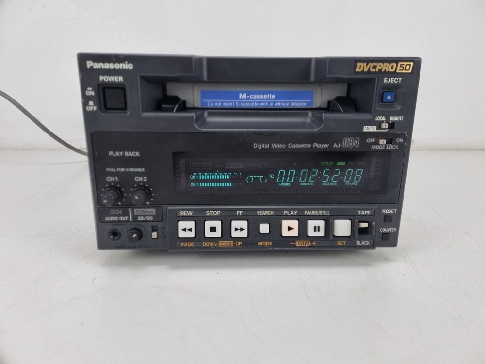 Panasonic AJ-D94 DVCPRO 50 Office Viewer -  Fully Serviced (No.2)