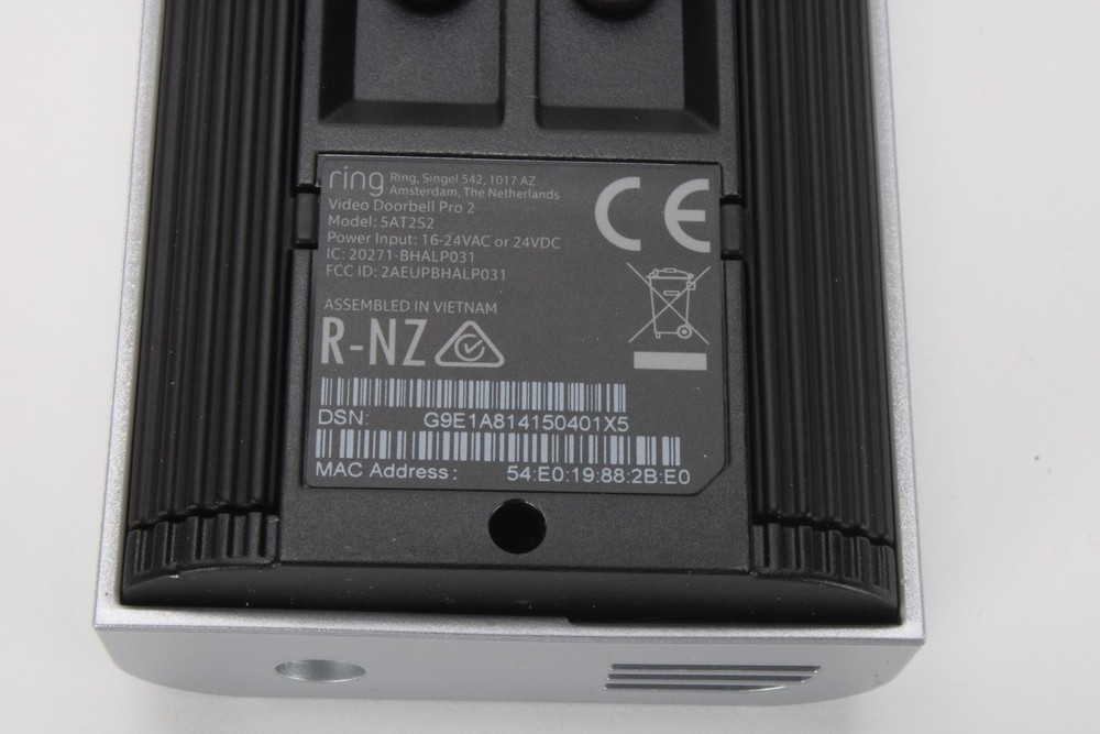 Ring SAT252 Wired Pro Video Doorbell With Mount