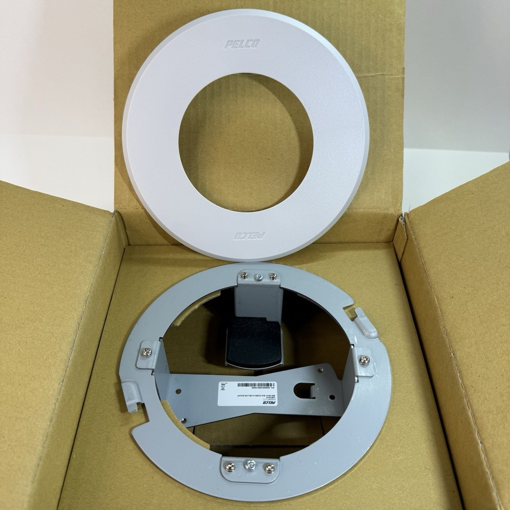 Pelco IMEICM-E Sarix Enhanced In-Ceiling Dome Mount Security Camera Bracket NIB