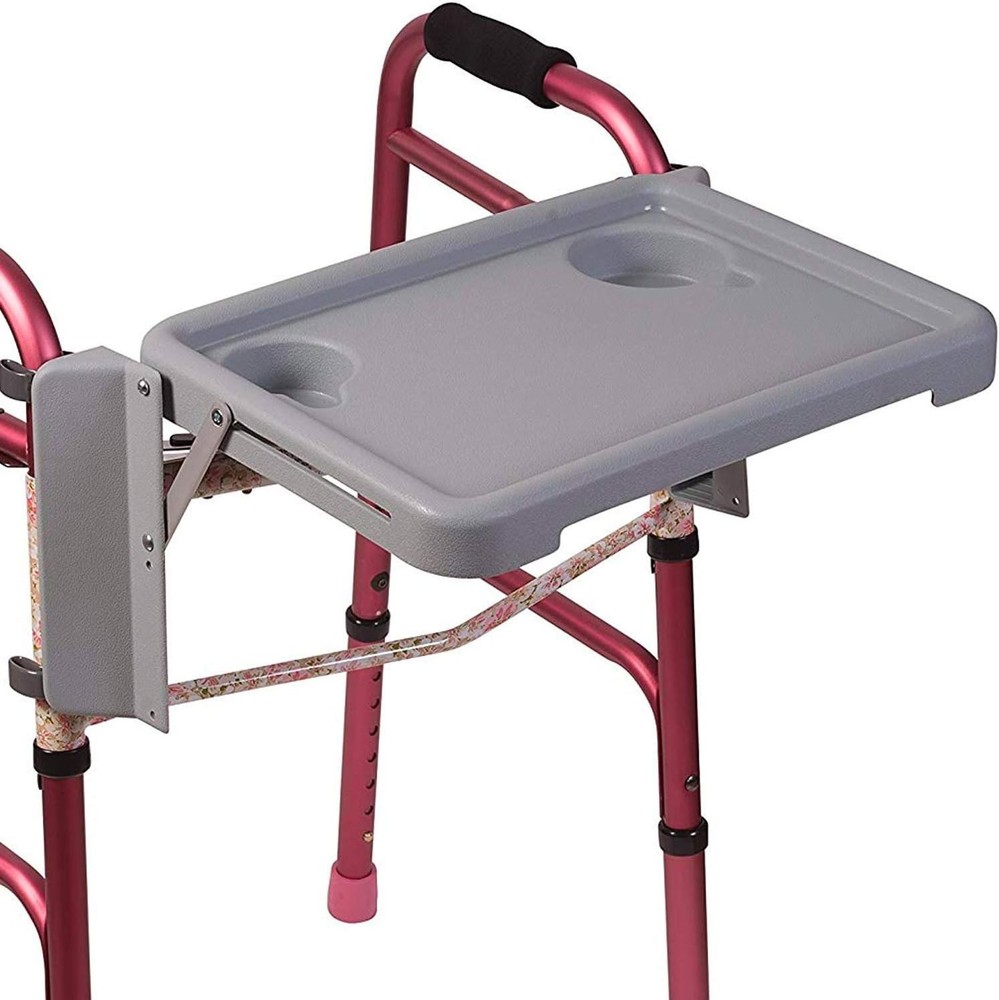 Universal Walker Tray with Cup Holders
