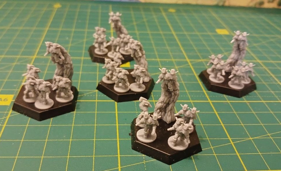 Sylph Battle Armor, battletech game miniatures