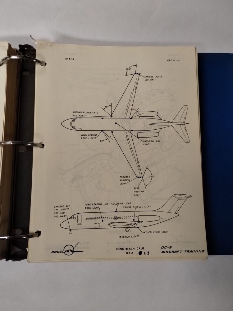 Douglas DC-9 JT8D Maintenance Training Manual for Technicians