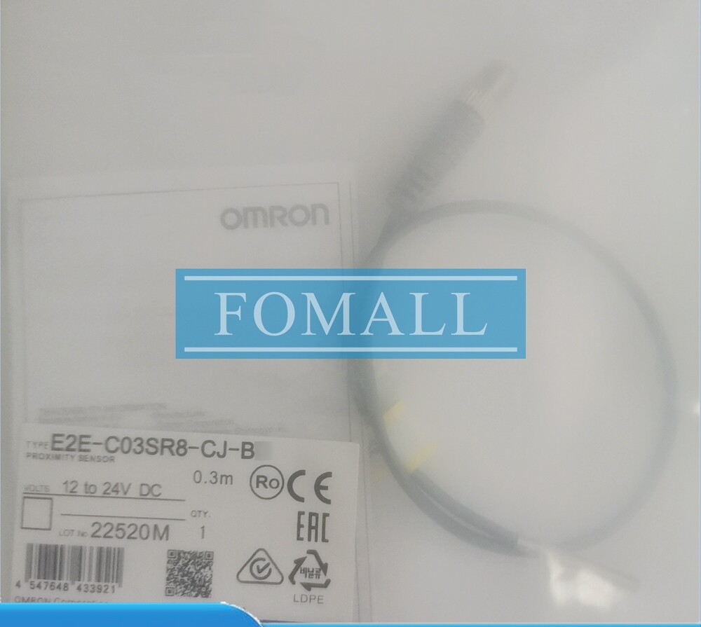 E2E-C03SR8-CJ-B2 1Pcs New For OMRON proximity switch sensor 0.3m
