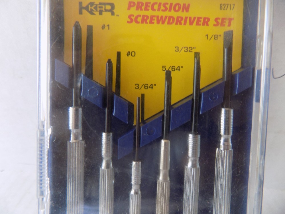 6PCS. SMALL SCREWDRIVER SET BY K&R TOOLS   PO