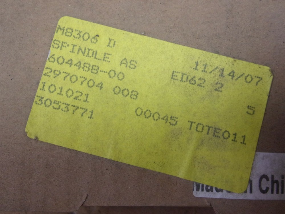 604488-00 Spindle Assembly