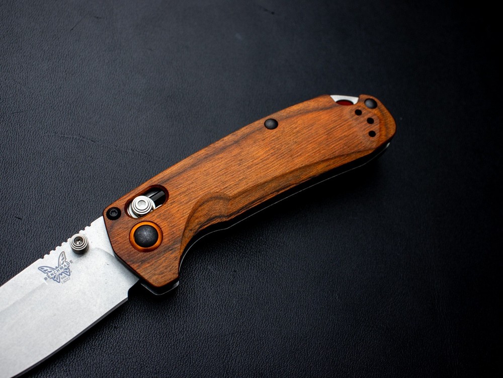Benchmade North Fork Stabilized Wood 15032