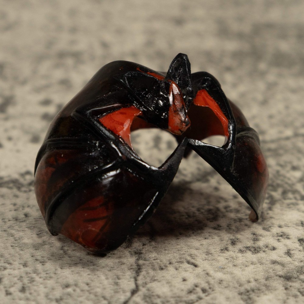Vampire Bat Bird Tagua Carving