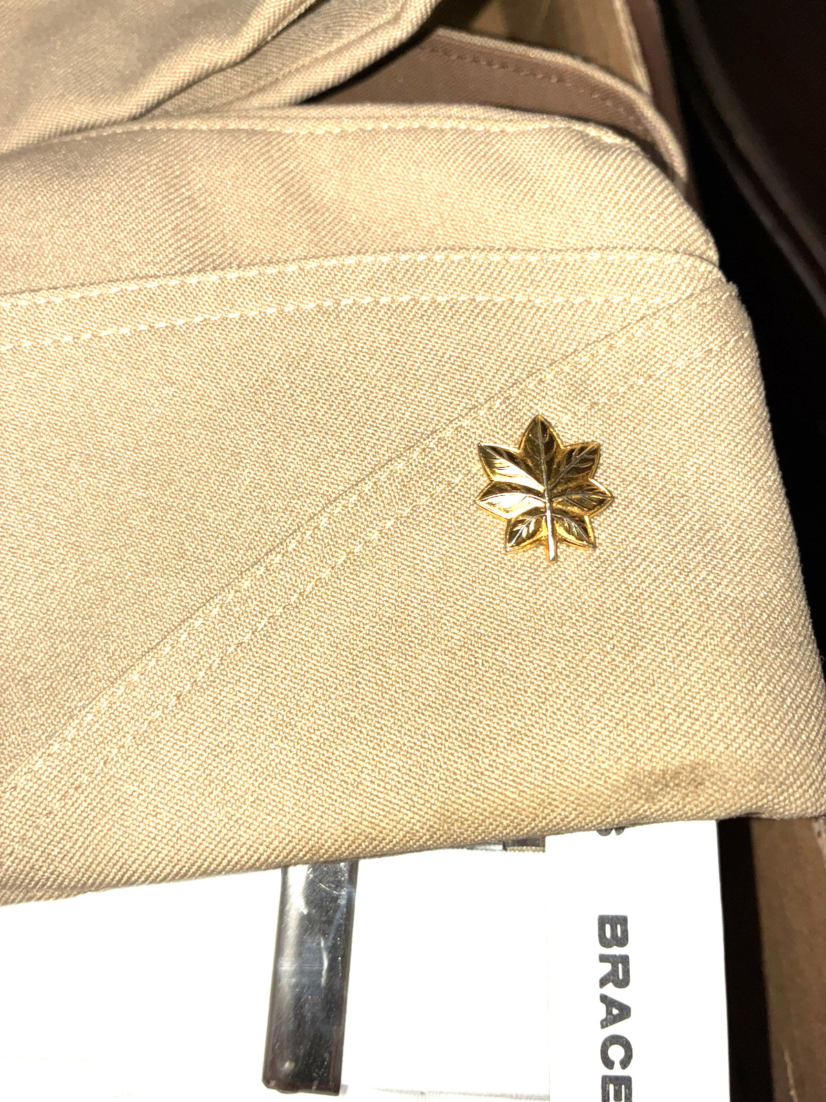 USN cap and mess dress accessories