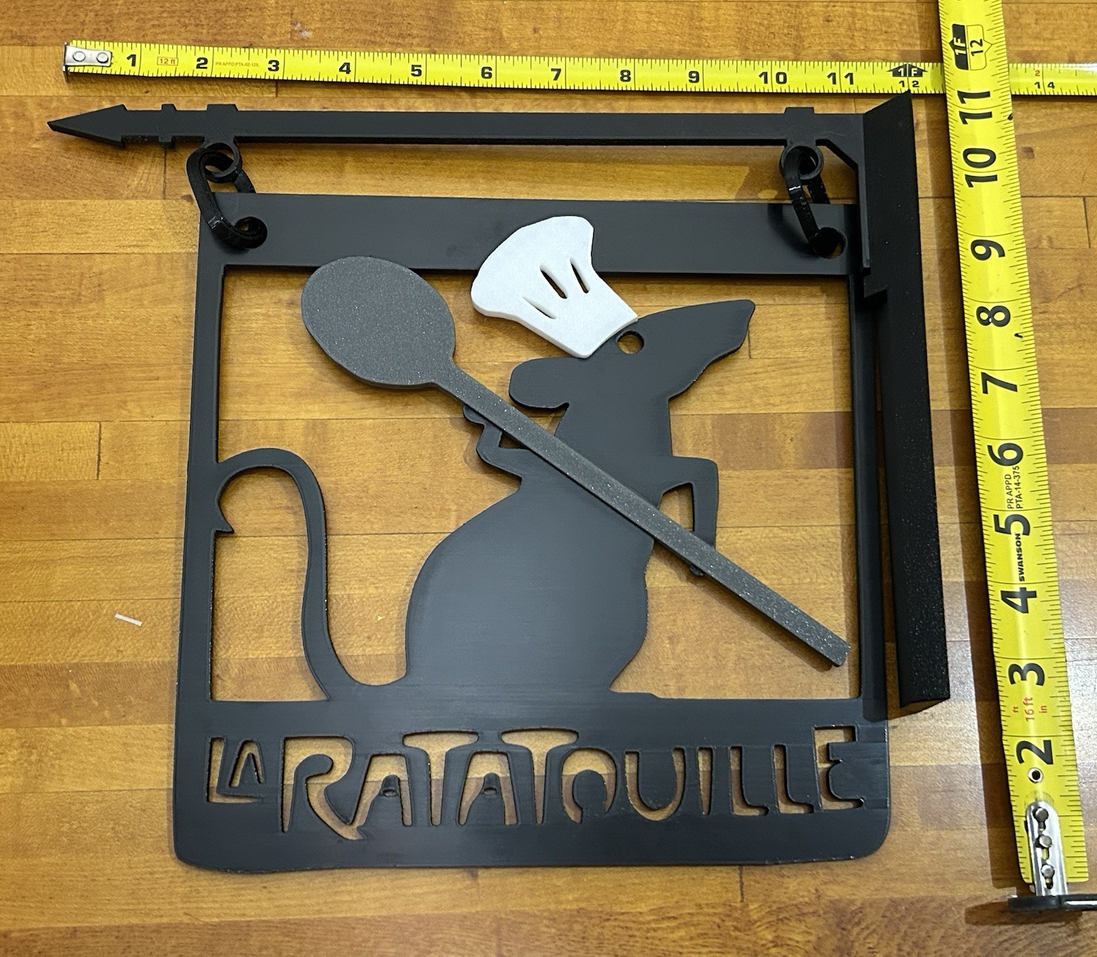 La Ratatouille Sign Disney Kitchen Wall Art Remy Chef Decor French Bistro Gift