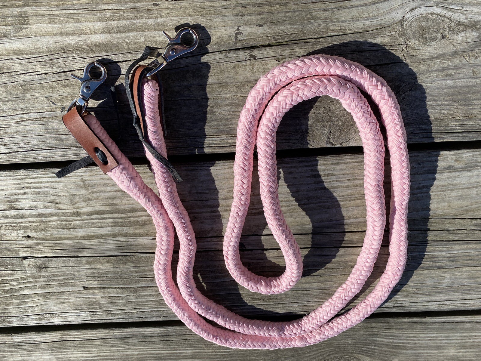 Super soft 8 ft Western barrel/roping reins w/snap ends assorted colors
