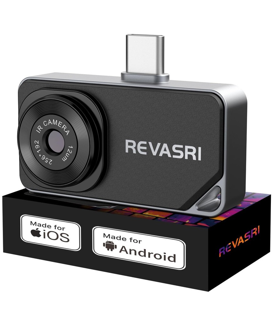 Thermal Camera for iOS & Android - 512x384 IR Imaging, -4℉ to 842℉ Range