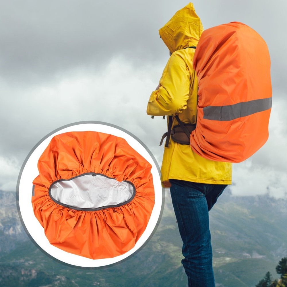 Backpack Rain Cover with Reflective Strip Outdoor Backpack Rainproof Cover