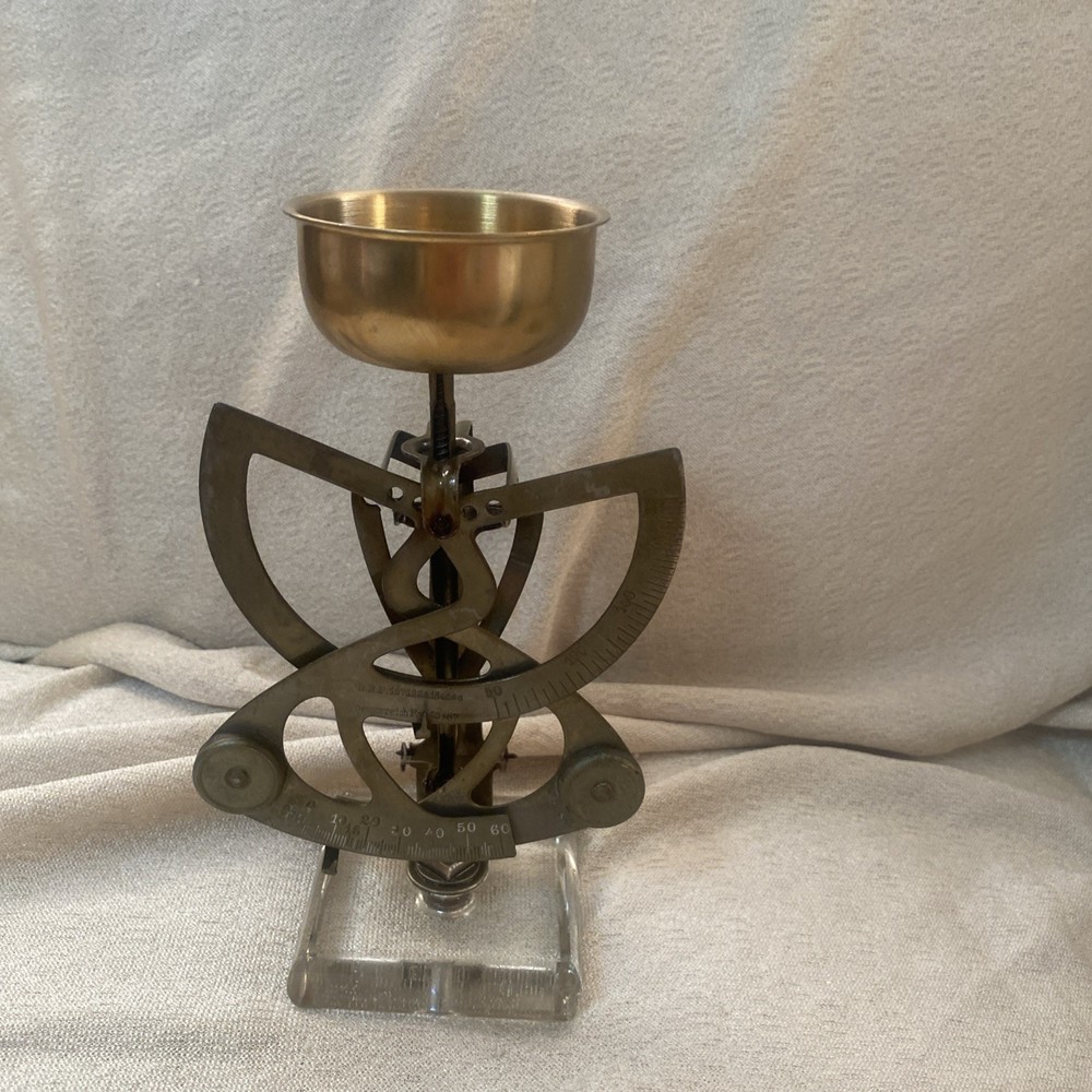 Antique postal scale - 7" tall
