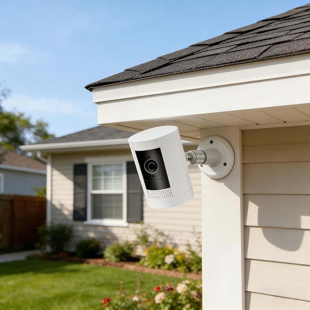 Universal Wall Mount Bracket for Ring & Arlo Cameras - 360° Swivel, Easy Setup