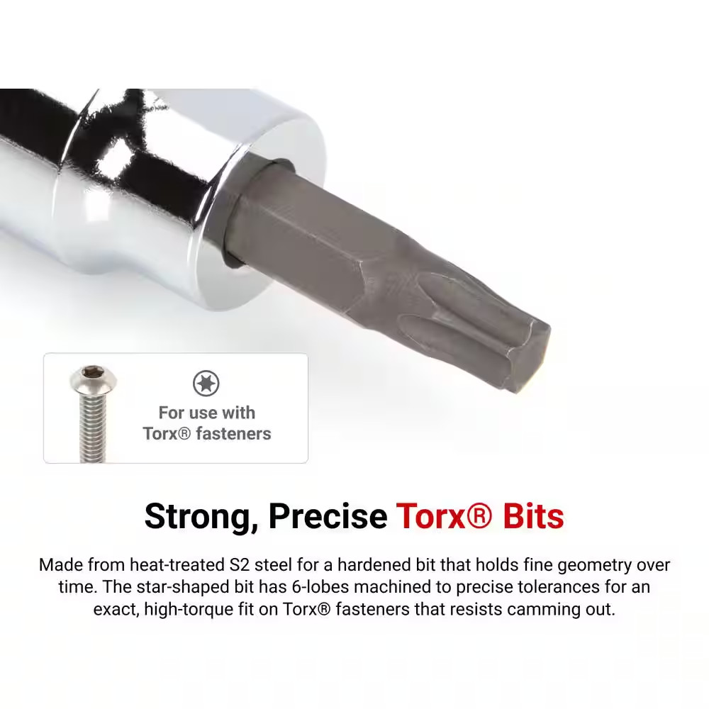 3/8 In. Drive X T60 Torx Bit Socket