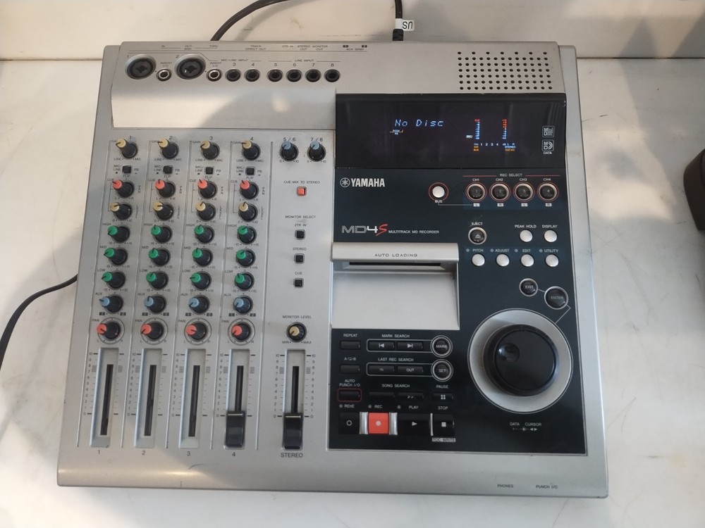 Yamaha MD4S 4-Track Multitrack MiniDisc Recorder Digital Recording Studio MD