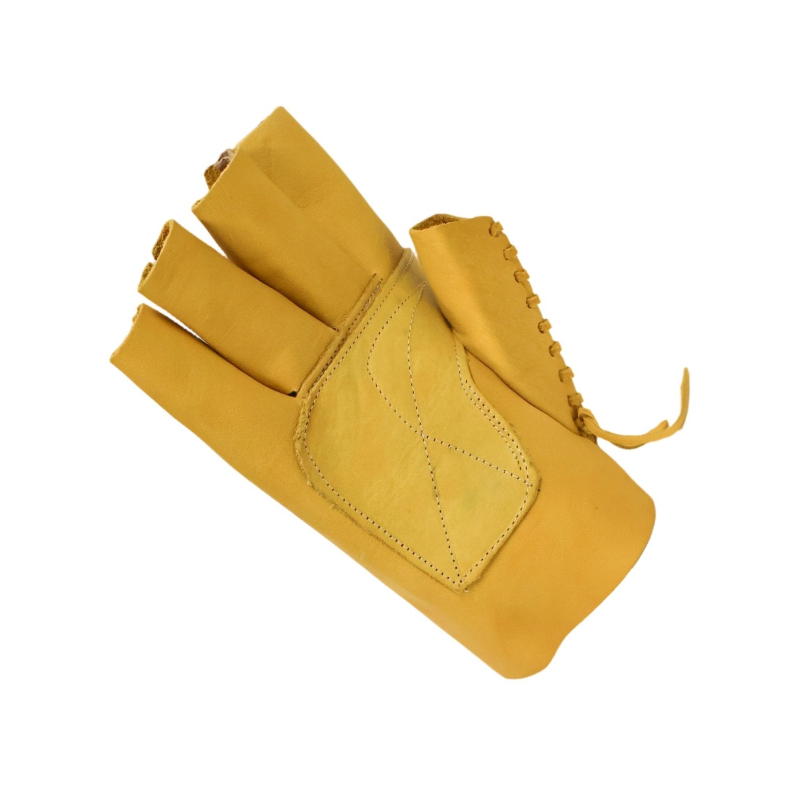 Charro Guante Leather Roping (M) Glove Manilla