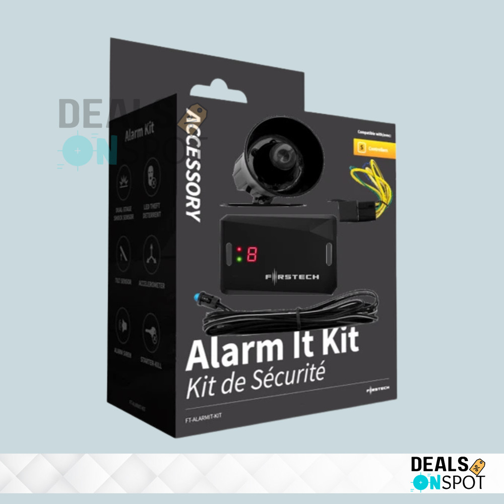 Compustar Firstech Alarm It Kit – Car Security Upgrade with DAS Sensor & Siren
