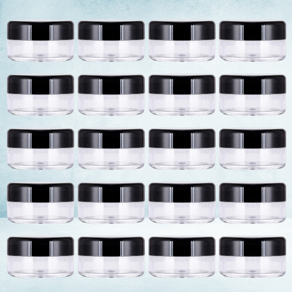 60 Pcs Empty Sample Containers Makeup Storage Jars Cosmetic Round Pot